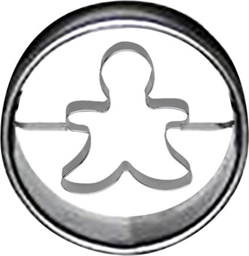 Modelček za piškote – krog 4 cm – medenjak