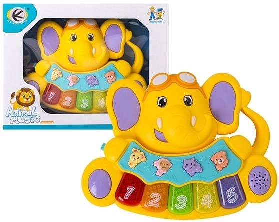 Mini otroška harmonika slon - 1 kos