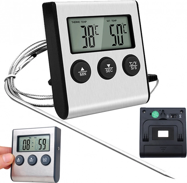 Digitalni termometer s termosondo za meso