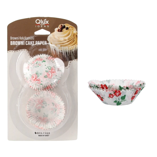 Set 60 papirnatih modelčkov 90 mm za mafine in cupcakes