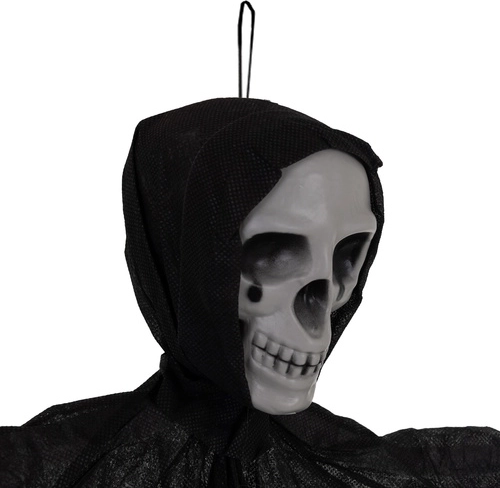 Realistic skull and bony hands