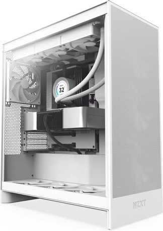 Računalniški ohišje H7 Flow midi tower z oknom bela