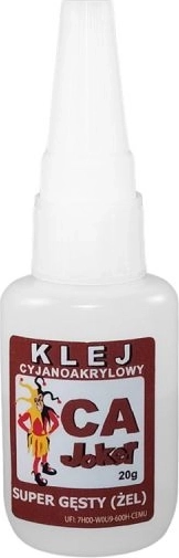 Cianoakrilatno lepilo Joker super gosto (gel) 20 g (pokrovček z iglo)