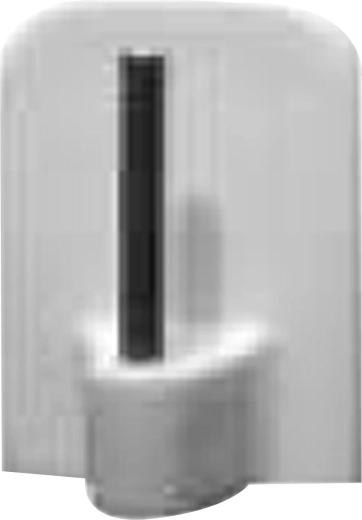 Samolepilni vitražni kavlji beli (plast in kovina, 100 kos)