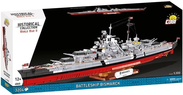 Gradbeni set bojna ladja BISMARCK 1:300 – 3204 koščkov