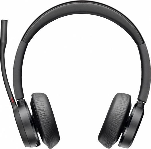 Brezžična naglavna slušalka POLY Voyager 4320 z USB‑C in adapterjem BT700 (certificirano za Microsoft Teams)