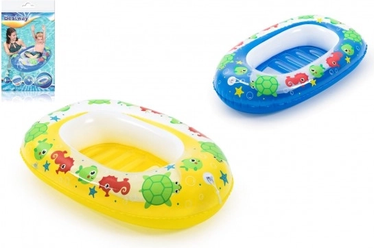 Čoln/Raft napihljiv otroški 102x69 cm 2 barvi v vrečki 3–6 let