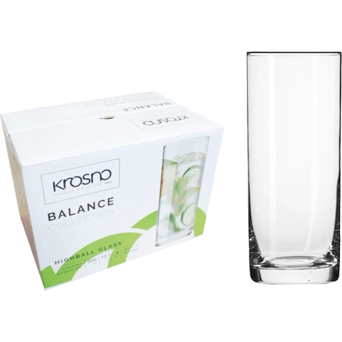 Set visokih kozarcev za long drinke KROSNO Balance 300 ml – 6 kosov