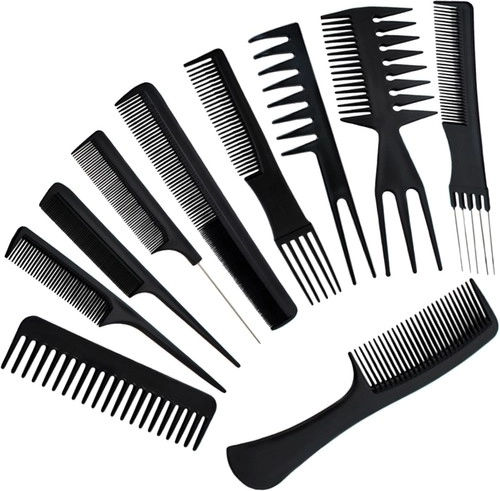 Frizerski glavniki - set 10 kosov