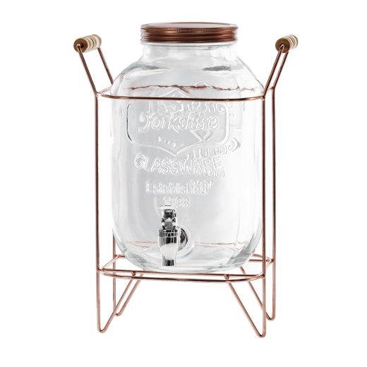 Stabilno kovinsko stojalo v bakrenem odtenku