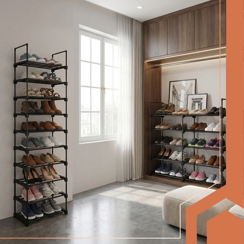 10 levels for storing up to approx. 20 pairs