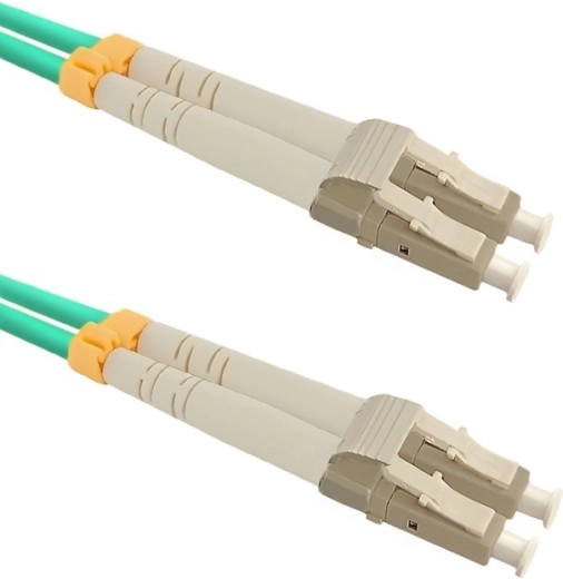 Optični patch kabel LC/UPC–LC/UPC MM OM3 50/125, 1 m