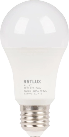 Retlux LED bulb A60 E27 12 W cool white