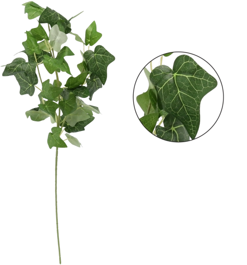 Umetna vejica z zelenimi listi 63 cm