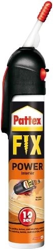 Pattex Power Fix DIY samosprožilno montažno lepilo za notranjo uporabo 250 g
