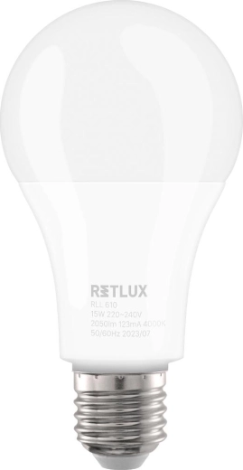 LED bulb RETLUX RLL 610 E27 15 W warm white