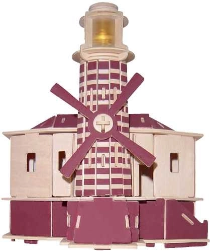 Lesene 3D Sestavljanka Svetilnik