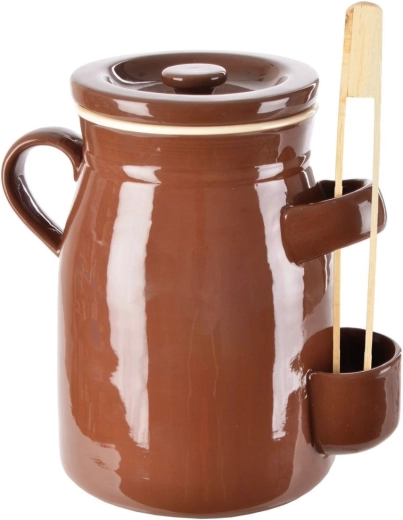 Keramični fermentacijski lonec 2,5 l s pokrovom in kleščami Orion