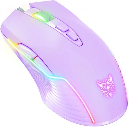 ONIKUMA RGB igralna miška vijolična