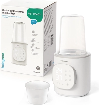 BabyOno električni grelnik in sterilizator stekleničk 6v1 z LED zaslonom