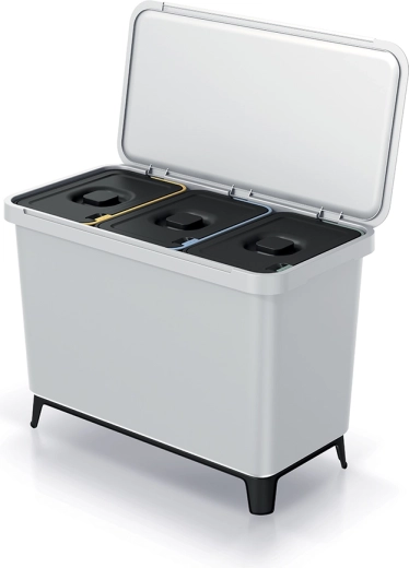 Razvrščevalni koš za odpadke Prosperplast Systema 3×10 l, stenski ali samostoječ