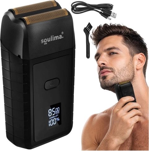 Dvojna folija in 2 rezili za izjemno gladko britje