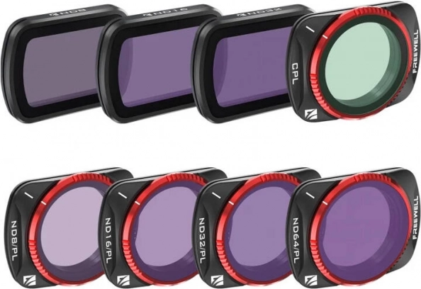 Komplet filtrov za DJI Osmo Pocket 3 od Freewell