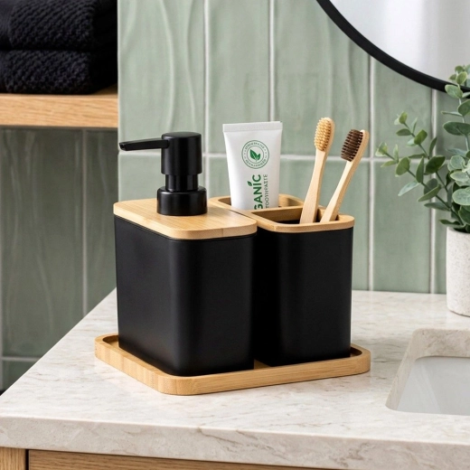3 pieces for organization around the sink