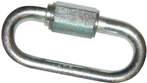 Jekleni povezovalni člen M9 s prevlečno matico, 83 × 37 mm (10 kos)
