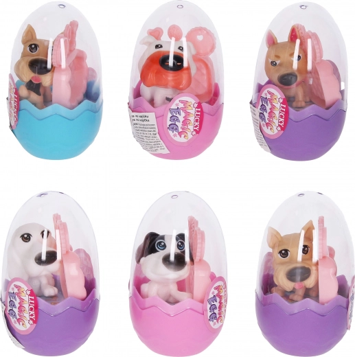 Dog in an egg – a surprise for kids
