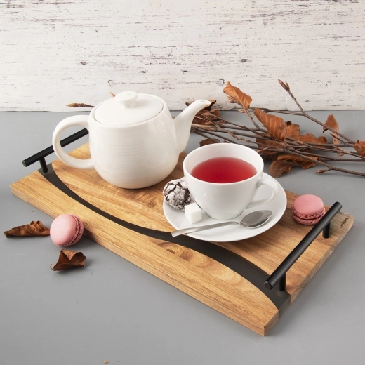 Naravni akacijev les z učinkovito »rečno« smolo