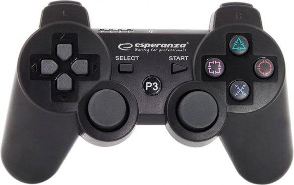 Brezžični gamepad ESPERANZA za PS3, Bluetooth, črn