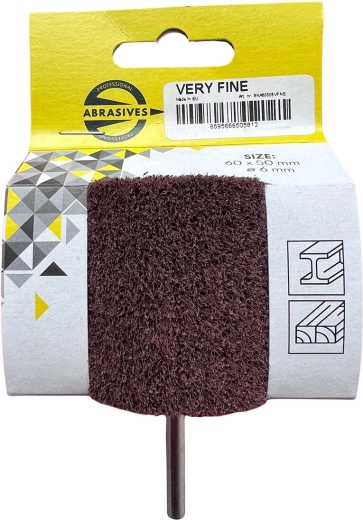 Lamelnati stebelni polirni kolut VLIES BKA, ultra fin, 80 × 50 × 6 mm