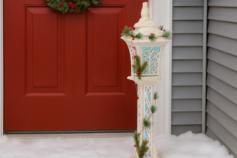 Striking entrance decoration