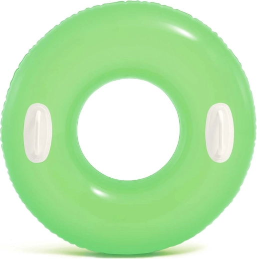 Plavalni obroč z ročaji Intex 76 cm, zelen