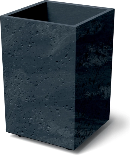 Lonec za rože Sierra Square High z betonskim učinkom, antracit 38,5 × 38,5 cm