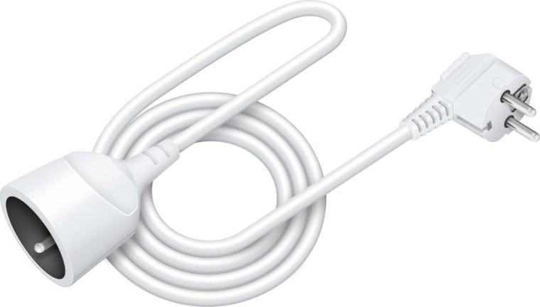 RETLUX 2 m extension lead with one socket