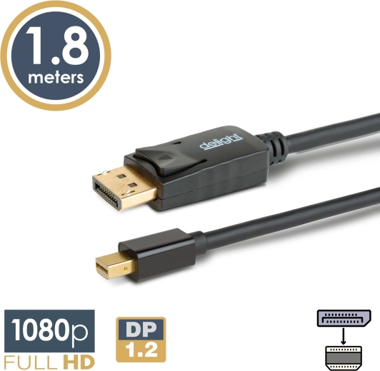 Kabel DisplayPort na Mini DisplayPort, 1,8 m