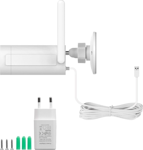 Smart person detection, alarm, and two‑way calls