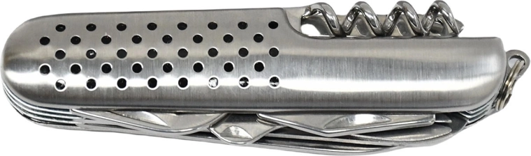 Zložljiv večnamenski nož iz nerjavnega jekla, 9 funkcij