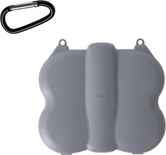 Mini etui Sunnylife s karabinom za DJI Neo 2 (sivo)