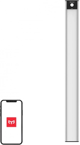 yeelight svetilka za omare 40 cm, srebrna, 2700 K