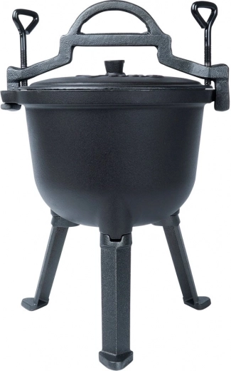 Stabilno trinožje za varno kuhanje nad ognjem