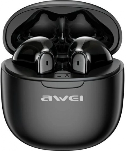 Črne Bluetooth slušalke TWS z ENC