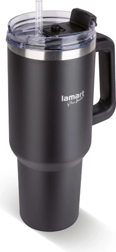 Lamart Huge thermal mug 1.2 l – Black