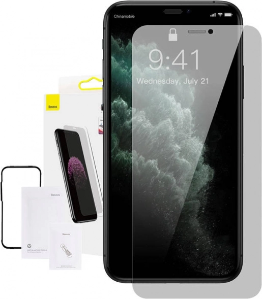 Kaljeno steklo 0,3 mm z zasebnim filtrom za iPhone XR/11