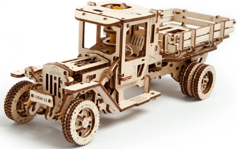 Lesene mehanske sestavljanke UGEARS UGM-11 tovornjak