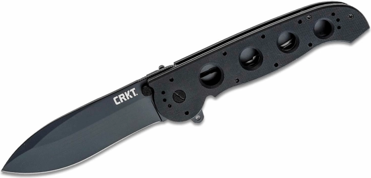 CRKT M21-04G črni taktični zložljivi nož 9,8 cm, G10