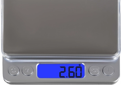 Natančnost 0,01 g za popolne rezultate