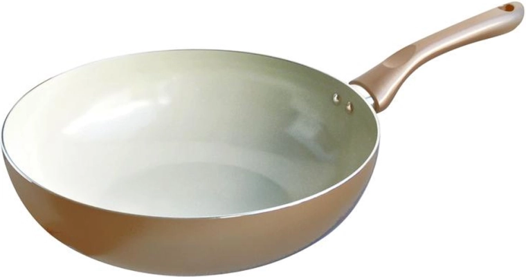 Wok ponev TORO Champagne 28 cm s keramično površino